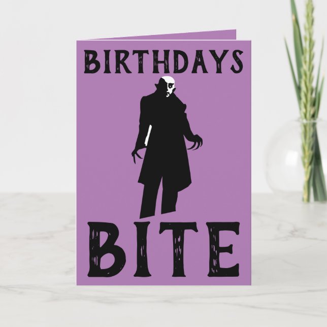 GOTHIC TWISTED BIRTHDAY CARDS (Front)