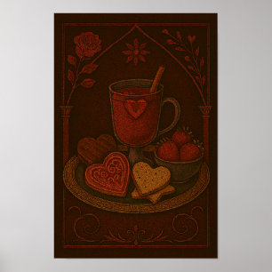 Gothic Valentine Day Poster