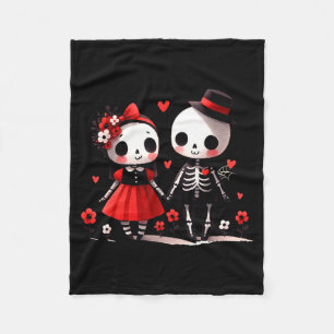 Gothic Valentine  Fleece Blanket