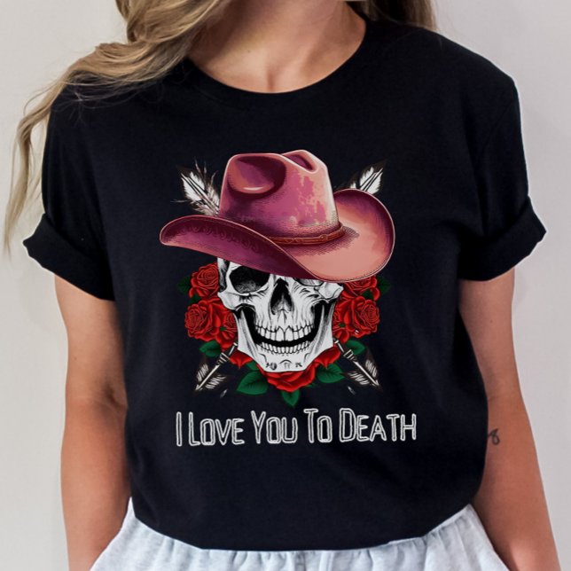 Gothic Valentine Shirt, Skeleton Valetines T-Shirt (Creator Uploaded)