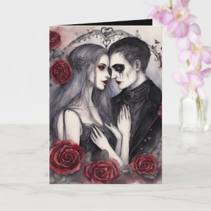 Gothic valentines card
