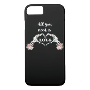 Gothic Valentines Classic - Skeleton Hands Heart  Case-Mate iPhone Case