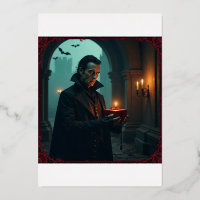 Gothic Vampire Birthday Invitation