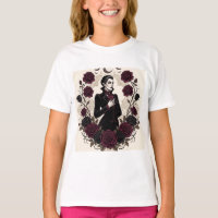 Gothic Vampire Halloween Party Burgundy Rose