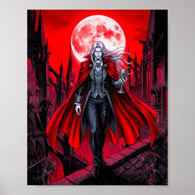 Gothic Vampire Lord Poster (Front)
