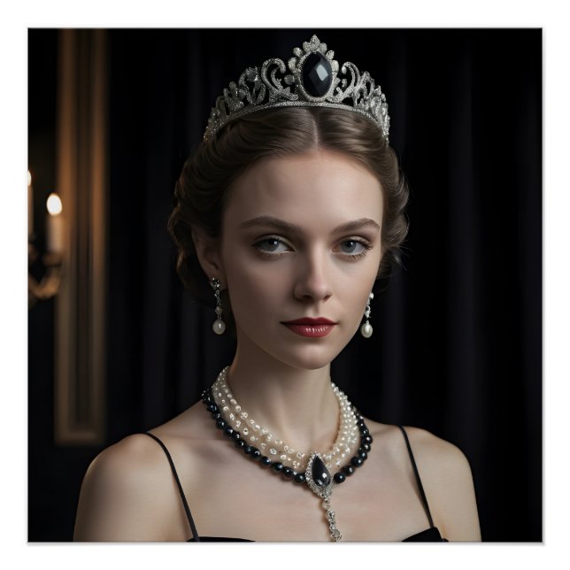 Gothic Velvet Elegance Poster (Front)