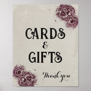 Gothic Victorian Editable Party Event Sign 