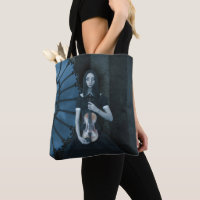 Gothic Victorian Girl Holding Violin Dark Fantasy