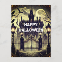 Gothic Victorian Vintage Happy Halloween