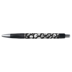 Gothic Vintage Spooky Skulls Pen