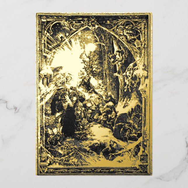 Gothic Vintage Victorian Era 1885 Christmas (Front)