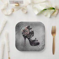 Gothic Vogue | Muted Pastel Rose Fashion Stiletto