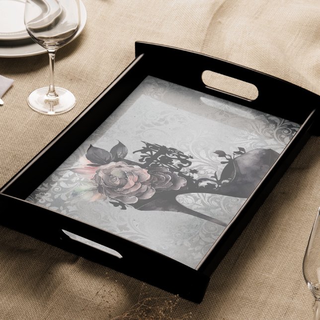 Gothic Vogue | Muted Pastel Rose Fashion Stiletto Tissue Paper (Creator Uploaded)