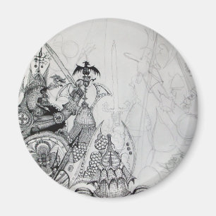 GOTHIC WARRIORS,Barbarian Knights,Fantasy Magnet