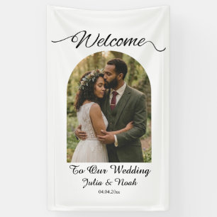 gothic wedding Arch Photo Welcome Sign, Halloween Banner