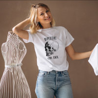 Gothic Wedding Bachelorette Party Custom Skull