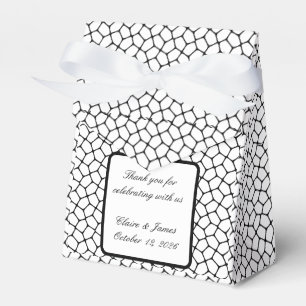 Gothic Wedding Favour Box – Moth & Lace Black & Wh