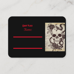 Gothic wedding invitation