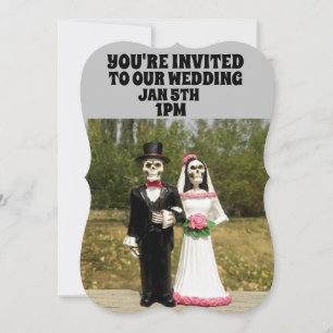 GOTHIC WEDDING INVITATIONS PERSONALIZED