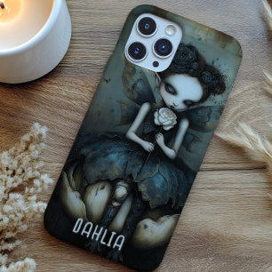 Gothic Whimsical Fairy Dark Fantasy Personalised iPhone 15 Mini Case