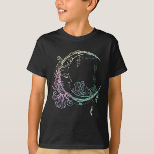 Gothic Wicca Crescent Pastel Goth Moon T-Shirt