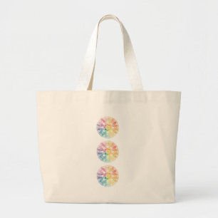 Gothic Window Rainbow Pride Large Tote Bag