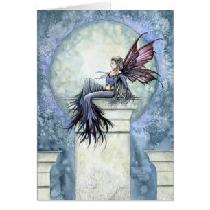 Gothic Winter Fairy Card ~ Blank
