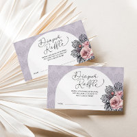 Gothic Witch Halloween Baby Shower Diaper Raffle