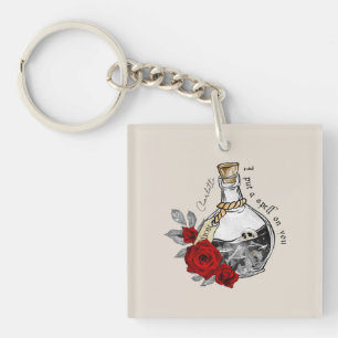 Gothic Witch Love Potion Key Ring