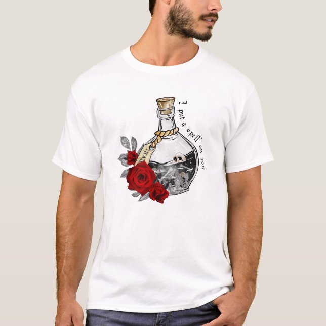Gothic Witch Love Potion T-Shirt (Front)