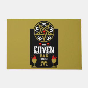 Gothic Witch Punk Halloween Doormat