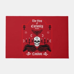 Gothic Witch Punk Halloween Doormat