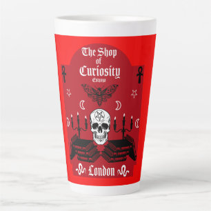 Gothic Witch Punk Halloween Latte Mug