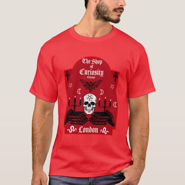 Gothic Witch Punk Halloween T-Shirt (Front)