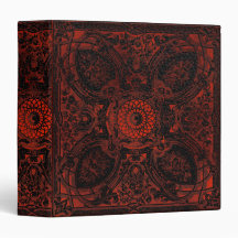 Gothic Witch Red Black Leather Book of Shadows