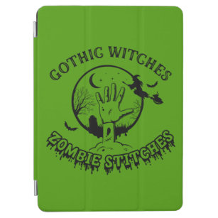 Gothic Witches Zombie Stitches iPad Cover Case