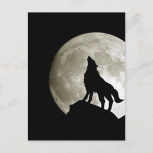 Gothic Wolf Postcard
