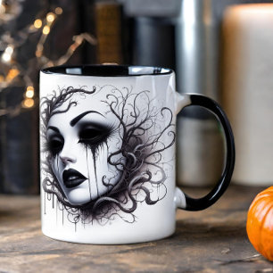 Gothic Womans face Mug