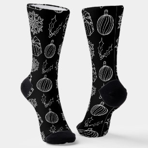 Gothmas Things - Snowflake, Holly, Present, and Ba Socks