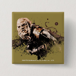 Gothmog Orc Vector Collage 15 Cm Square Badge