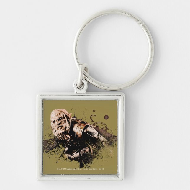 Gothmog Orc Vector Collage Key Ring (Front)