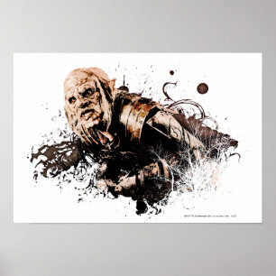 Gothmog Orc Vector Collage Poster