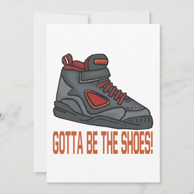 Gotta Be The Shoes Invitation (Front)