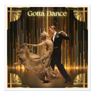 Gotta Dance – Vintage Ballroom Art Deco Poster