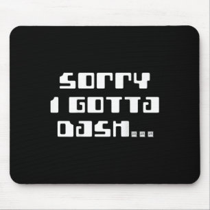 Gotta Dash Video Game Geometry Video Gamer Back Pr Mouse Pad