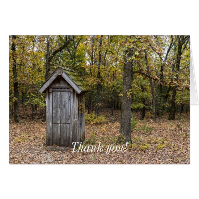 Gotta Go Thank You Card (Front Horizontal)