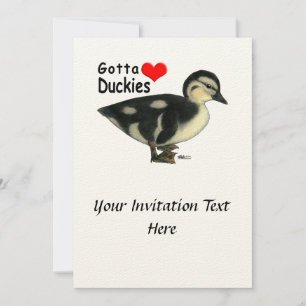 Gotta Love Duckies Invitation