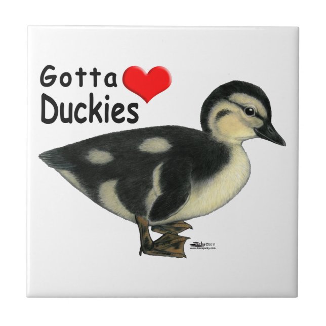 Gotta Love Duckies Tile (Front)
