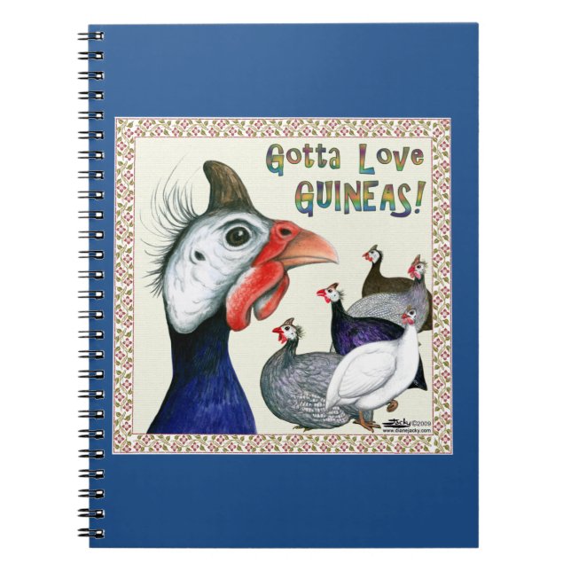 Gotta Love Guineas! Notebook (Front)