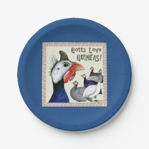 Gotta Love Guineas! Paper Plate